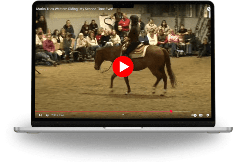 Kelly Marks Tries Western Riding! My Second Time Ever!