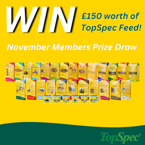 NOVEMBER Free Prize Draw - Win £150 worth of TopSpec Feed
