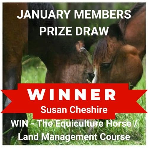 JANUARY Free Prize Draw - Win a place on The Equiculture Horse/Land Management Course