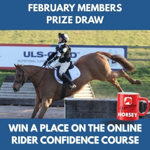 FEBRUARY Free Prize Draw - Win a place on the Online Rider Confidence Course
