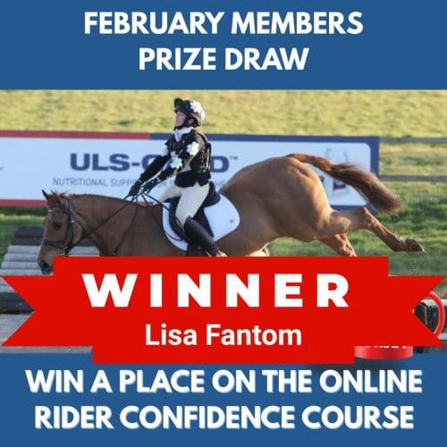 FEBRUARY Free Prize Draw - Win a place on the Online Rider Confidence Course